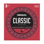 D'Addario EJ27N-3D spansk guitar-strenge, normal tension (3 sæt)