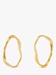 Deborah Blyth Ripple Stud Earrings, Gold