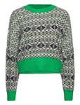 Onldea L/S Jq O-Neck Cc Knt Green ONLY