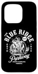 Coque pour iPhone 15 Pro Blue Ridge Parkway BRP Vintage Moto