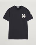 Moncler Embossed Logo T-Shirt Navy