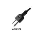 Câble PTT étanche pour casque Z DulMédiateur set ComtacII H50 MSA SORDIN H60 HD03,radio bidirectionnelle MendFor Baofeng - Type icom ver