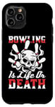 Coque pour iPhone 11 Pro Tete Morte Jeu De Bowling Joueur - Quilles Boule Bowling