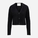 The Filippa Cardigan Jacket - Black Brushed