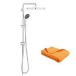 Colonne bain douche sans mitigeur GROHE Vitalio Start System avec inverseur manuel 250 + microfibre