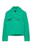 Nlfmata Short Trenchcoat Green LMTD