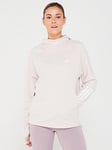 adidas Women's Running Own The Run 3 Stripes Hoodie - Pink, Pink, Size S, Women