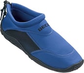 BECO chaussure aquatique chaussures de bain chaussons d'eau chausson de sport pour femme et homme divers couleurs - Multicolore (bleu/noir) - 41