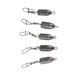 (10g)5pcs/bag For Bullet Shaped Fishing Sinkers Fishing Accessories Tackle GF