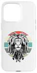 iPhone 15 Pro Max Lion dreadlock mane majestic animal creative powerful strong Case