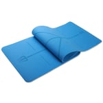 LUOXUEFEI Mats 183X61Cm Yoga Mat With Body Line Fitness Non Slip Carpet Thick Mats For Gym Mats Pads