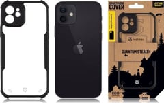 Tactical Tactical Quantum Stealth Cover For Apple Iphone 12 Clear/Black Standard