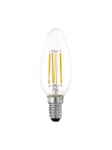 EGLO LED-lyspære C35 Candle 4.5W/827 470 lumen clear 3-step dimmable E14