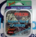 FALCON Fluorocarbone 100% Super Hard Carbone 50m - 25,00 Kgs - 0,630mm