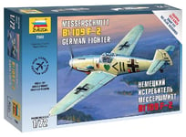 Messerschmitt Bf 109 F-2 German Fighter 1:72 Plastique Model Kit Zvezda