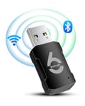 RUIZHI Bluetooth Clé WiFi pour PC, AX900Mbs Cle WiFi 6 Doublebande (5.8 GHz / 2.4 GHz), 5.3 Bluetooth USB 2.0 Clef WiFi, Bluetooth dongle WiFi USB Mini Adapter Compatible avec Windows 11/10