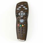 Brown Textured Leather Vinyl Skin Sticker for Sky+ Plus HD Remote Controller