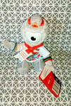 Peluche doudou Wenlock mascotte jeux olympiques De Londres 2012 neuf 16 cm