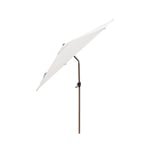 Sunshade Tilt parasoll wood look/dusty white Ø300 cm