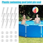 HG15698-24pcs Joint en Plastique de Piscine goupille Joints en Caoutchouc Pièces de Rechange pour Piscine Intex Cadre en métal 282