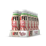 UFIT High Protein Milkshake Raspberry Ripple 10x330ml