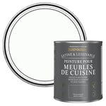 Rust-Oleum Peinture Blanche pour Meubles de Cuisine, Finition Satinée - Pierre de Lune 750ml