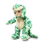 Steiff Teddy Bear with Snake Hoodie 27 cm, Stuffed Animal Teddybear, fluffy Plush-Toy for playing & cuddling, made of cuddly soft Plush for gentle Baby Skin, Machine washable