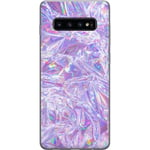 Samsung Galaxy S10 Gjennomsiktig Telefondeksel Glitter