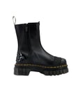 DR MARTENS Femme Chelsea Boot, Black Nappa Lux & Black Ajax & Black Soft Patent PU, 41 EU