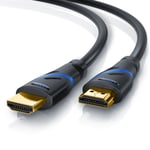 CSL - 4K HDMI Cable 2.0b Ultra HD - 4m - High Speed Ethernet Lead - UHD 2160p 60Hz @ 4x4x4 Supports 3D Format - HDR ARC CEC HDCP 2.2-18 Gbps - For PS4 PS5 Xbox One Series X Apple TV Fire TV