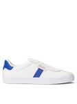 Polo Ralph Lauren Court Vulc Ii Trainers, White/Blue, Size 7, Men