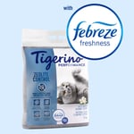 Tigerino Performance Zeolite Control Febreze jasmiininkukka -kissanhiekka - 12 kg