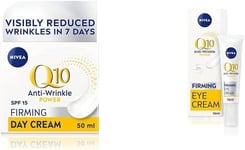 NIVEA Q10 Anti-Wrinkle Power Firming Day Cream SPF 15 (50ml), Anti-Wrinkle Face