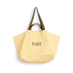 HAY Weekend Bag Organic väska L Soft yellow