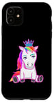 Coque pour iPhone 11 Fabelwesen Figurine de conte de fées princesse licorne fille enfant