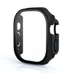 IC 2 st härdat fodral för Apple Watch Ultra 49mm cover Inbyggt skärmskydd Fullt skydd för iWatch Series Ultra 49mm fodral