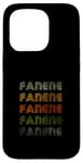 Coque pour iPhone 15 Pro Love Heart Fanene Tee Grunge Vintage Style Fanene Noir