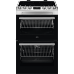 AEG CCX1530ACM 55cm Ceramic Double Oven Freestanding Cooker