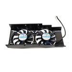 Gelée R271 XY-D05510S gelée Geforce GTX 1650 4ightLP Fouling Carte Refroidisseur Ventilateur remplacement 12V 0.28A 2 Fils 2Pin Ventilateur De Refroidissement - Type XY-D05510S