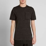 Nike Tech Knit Pocket Tee Sz S Black Anthracite  New 729397 010