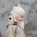 HUTTEliHUT DINO E-hut cotton fleece – camel - 2-4år