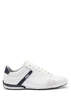 BOSS Hommes Saturn_Lowp_lux4 A_N Sneaker Blanc 41 EU