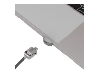 Compulocks Ledge Lock Adaptor for MacBook Pro 13 M1 & M2 with Combination Cable Lock Silve - Adapter för säkerhetslåsurtag - med kombinerat kabellås - för Apple MacBook Pro 13.3 in (M1, M2)