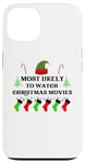 iPhone 13 Most Likely To Watch Christmas Movies Family Santa Elf Hat Case