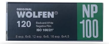 original WOLFEN (ORWO) NP100-120 Film de Format Moyen Noir et Blanc pour Photos de 4,5 x 6, 6 x 6, 6 x 9