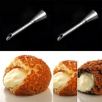 Sugar Craft Icing Piping Pastry Tips Puff Syringe Machine Puff Nozzle Tip Cake