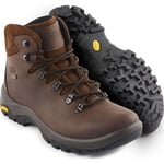 North Ridge WoMens Traverse Waterproof Walking & Hiking Mid Boots with Vibram Outsole - Brown - Size UK 8