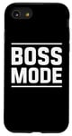 Coque pour iPhone SE (2020) / 7 / 8 Boss Mode Awesome Tees for those in charge Man Cave Decor