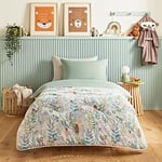 Night Lark Junior - Coverless Duvet Set - 10.5 Tog - Double -Kids Collection - Luxury Bedding - Hypoallergenic - Machine Washable - In the Woods