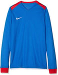 Nike Park Derby II LS, Maillot Enfant, Bleu (Royal Blue/University Red), L